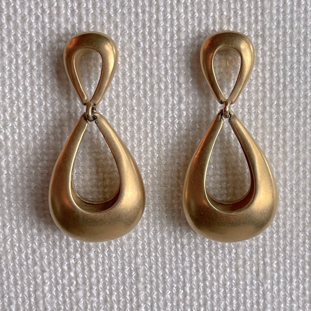 Trina Turk Gold Rush Double Teardrop Earrings